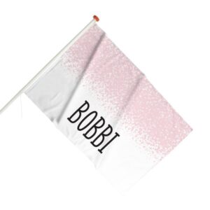 Geboortevlag - Falling dust - Roze