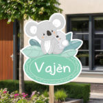 Geboortebord | Baby koala met moeder koala - Afbeelding 10