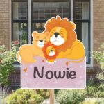 Geboortebord | Familie leeuw - Afbeelding 6