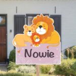 Geboortebord | Familie leeuw - Afbeelding 3