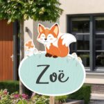 Geboortebord | Vosje in het veld - Afbeelding 8