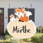 Geboortebord | Vosje in het veld - Afbeelding 3