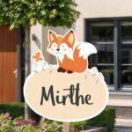 Geboortebord | Vosje in het veld - Afbeelding 9