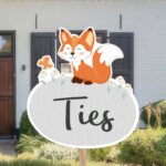 Geboortebord | Vosje in het veld - Afbeelding 4