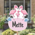 Geboortebord | Familie flamingo - Afbeelding 5