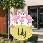 Geboortebord | Familie flamingo - Afbeelding 10