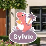 Geboortebord | Dino met hartje - Afbeelding 8