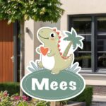 Geboortebord | Dino met hartje - Afbeelding 10