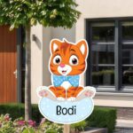 Geboortebord | Kat met strikje - Afbeelding 8
