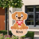 Geboortebord | Hond met sjaaltje - Afbeelding 10