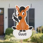 Geboortebord | Boerderijdier paard - Afbeelding 3