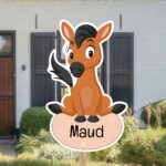 Geboortebord | Boerderijdier paard - Afbeelding 4