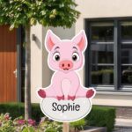 Geboortebord | Boerderijdier varken - Afbeelding 9