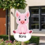 Geboortebord | Boerderijdier varken - Afbeelding 10