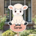 Geboortebord | Boerderijdier schaap - Afbeelding 7