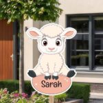 Geboortebord | Boerderijdier schaap - Afbeelding 10