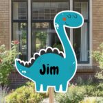 Geboortebord | Dino met stekels - Afbeelding 5