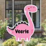 Geboortebord | Dino met stekels - Afbeelding 6