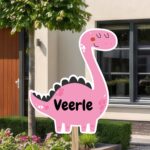 Geboortebord | Dino met stekels - Afbeelding 9