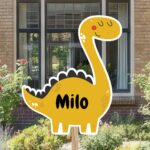 Geboortebord | Dino met stekels - Afbeelding 7