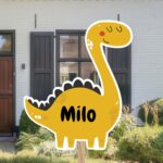 Geboortebord | Dino met stekels - Afbeelding 4