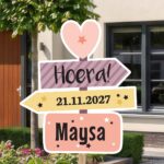 Geboortebord | Wegwijzer met hartje - Afbeelding 10