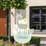 Geboortebord | Hert met vogeltje - Afbeelding 8