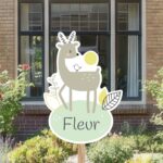 Geboortebord | Hert met vogeltje - Afbeelding 6