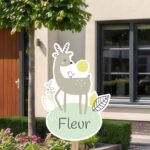 Geboortebord | Hert met vogeltje - Afbeelding 9