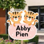 Geboortebord | Tijger tweeling - Afbeelding 9