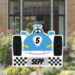 Geboortebord | Raceauto - Afbeelding 3