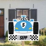 Geboortebord | Raceauto - Afbeelding 2