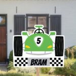 Geboortebord | Raceauto - Afbeelding 5