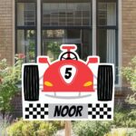 Geboortebord | Raceauto - Afbeelding 9