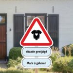Geboortebord | Situatie gewijzigd rompertje - Afbeelding 2