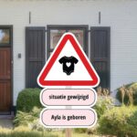 Geboortebord | Situatie gewijzigd rompertje - Afbeelding 5