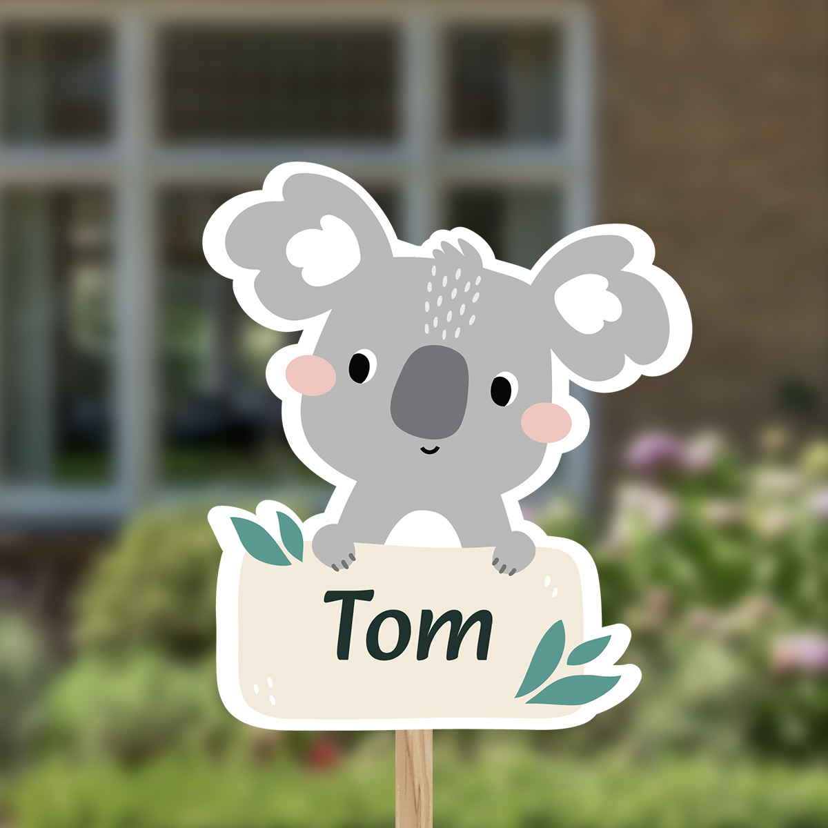 81322-koala-beige-1 Geboortebord | Koala - Afbeelding 1
