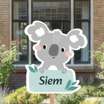 Geboortebord | Koala - Afbeelding 6