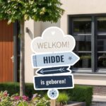 Geboortebord | Wegwijzer met pijl - Afbeelding 7