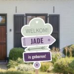 Geboortebord | Wegwijzer met pijl - Afbeelding 8