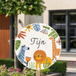 Geboortebord | Jungledieren - Afbeelding 4