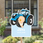 Geboortebord | Jongen met tractor - Afbeelding 6
