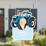 Geboortebord | Jongen met tractor - Afbeelding 3