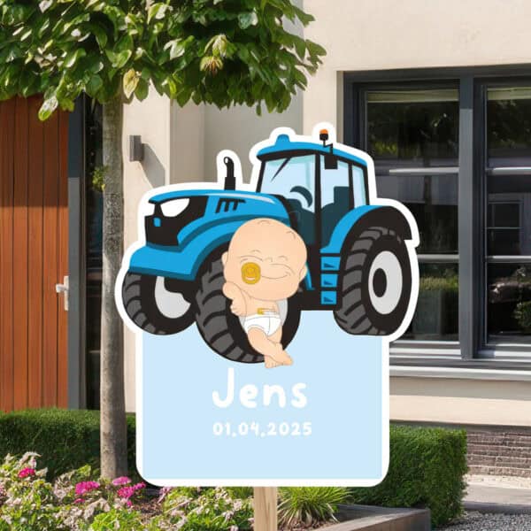Geboortebord | Jongen met tractor - Afbeelding 9