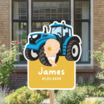 Geboortebord | Jongen met tractor - Afbeelding 7