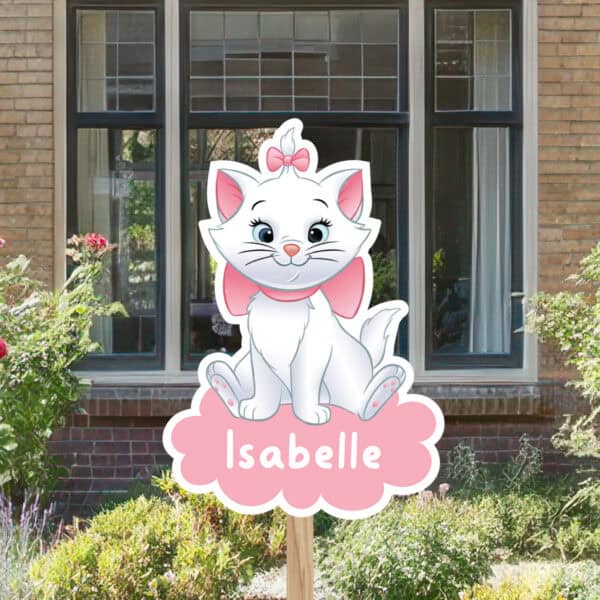 Geboortebord | Marie uit de Aristokatten - Afbeelding 7