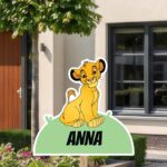 Geboortebord | Baby Simba van de Lion King - Afbeelding 7