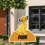 Geboortebord | Baby Simba van de Lion King - Afbeelding 10