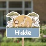 Geboortebord | Vrolijke jungledieren
