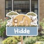 Geboortebord | Vrolijke jungledieren - Afbeelding 5